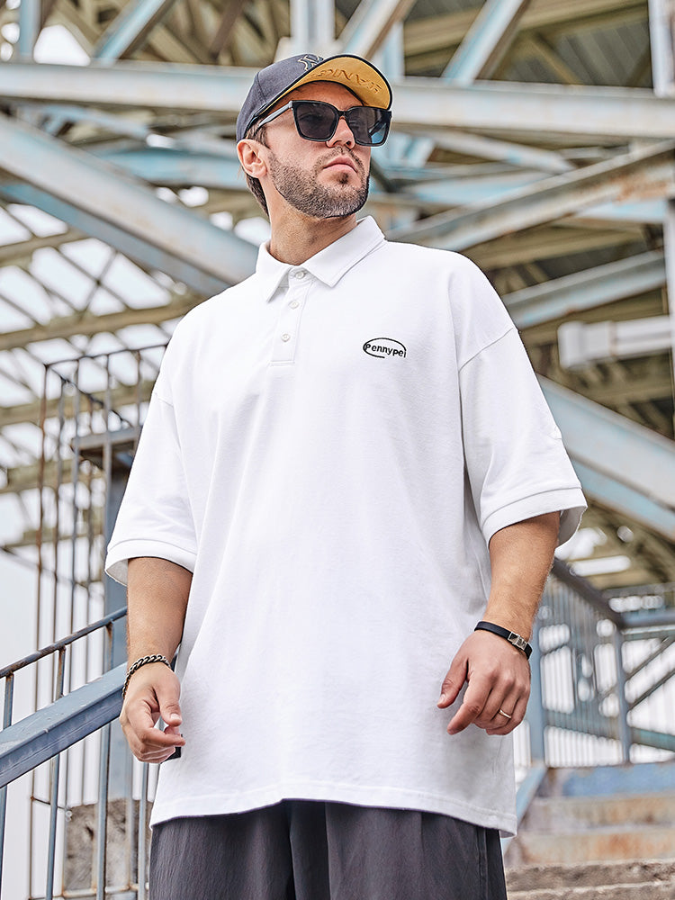 Polo Shirt Baggy Comfortable Oversized